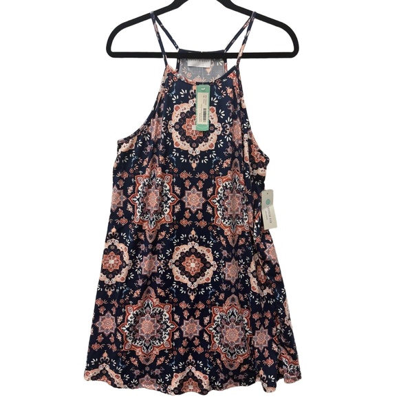 French Grey Dresses & Skirts - NWT‎ French Grey Stitch Fix Multicolor Floral Paisley Fabric Midi Dress XL
